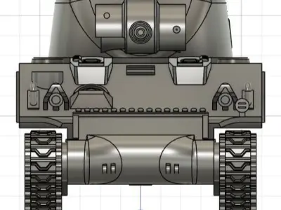 Sherman Firefly IC 3D print model