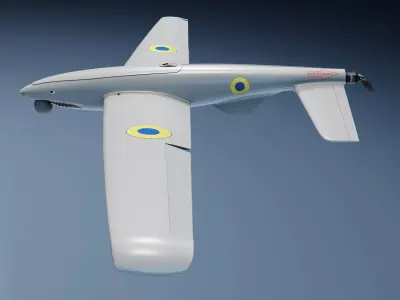 Shark Ukrainian Reconnaissance Drone 3D model