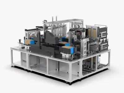 Automatic Carton Packing Machine 3D model