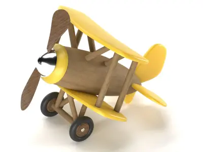 baby airplane 3D model