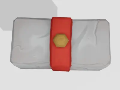 Stone Hammer - Hand Painted 3D model