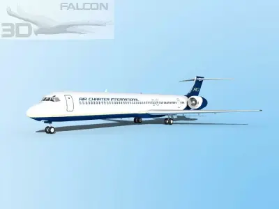 Falcon3D MD-80 Air Charter Intl 3D model