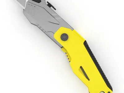Folding Retract Knife 3D model