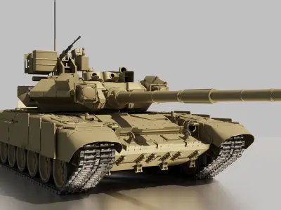 T-90 Tank 3D model buy
