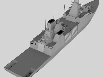 FFG Arrowhead 140 class Low-poly 3D model