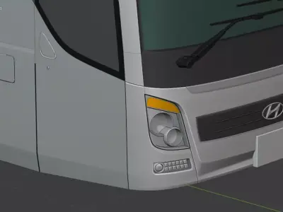 Hyundai Universe Noble South America Variant 3D model