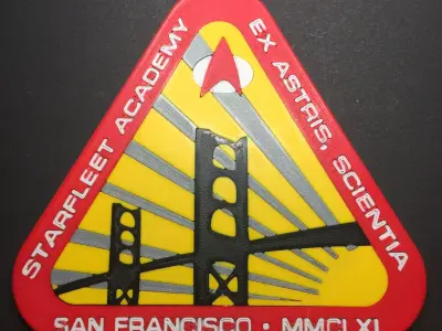 Starfleet Academy Logo Coaster 3D print model