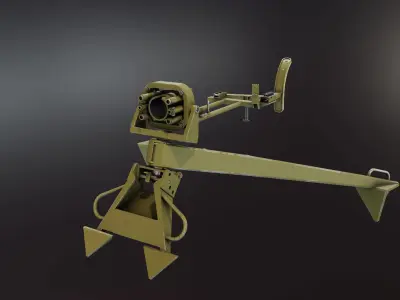MG151 and MG131 Tripod Stand Low-poly 3D model