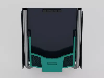 Back Cab Cover - D Model 3D model