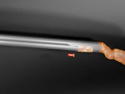 shotgun model with gauge Free 3D model