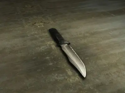 Army knife Low-poly 3D model get