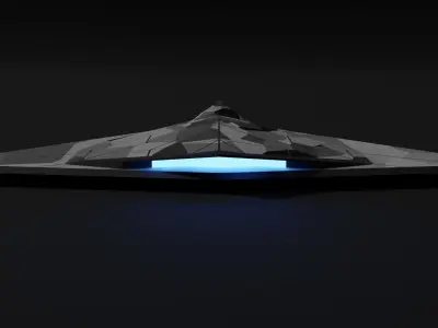 XS-5 Custom Space Fighter Free 3D model