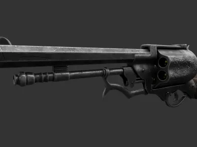 Antique Gun 3D model