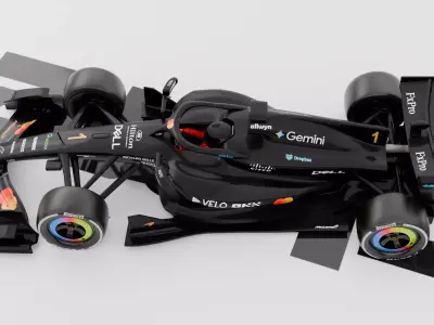 McLaren F1 MCL40 2026 RIGGING Race Car 3D model