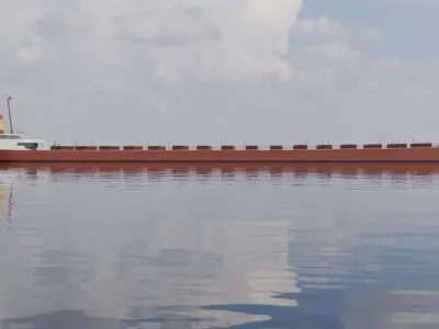 SS Edmund Fitzgerald 3D model
