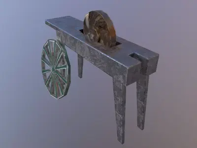 Knife Sharpener Free low-poly 3D model