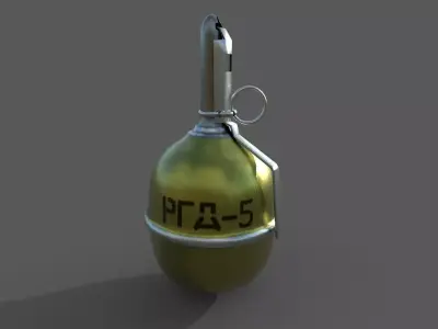 Grenade bomb Free 3D model