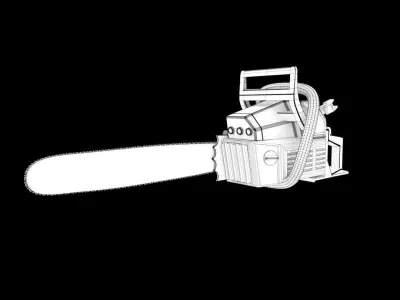 Chainsaw 3D model buy