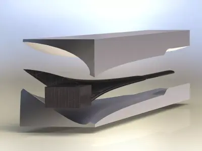 Wind turbine blade 9 mould asm Free 3D model