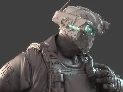 Mechanical Warrior 3D model
