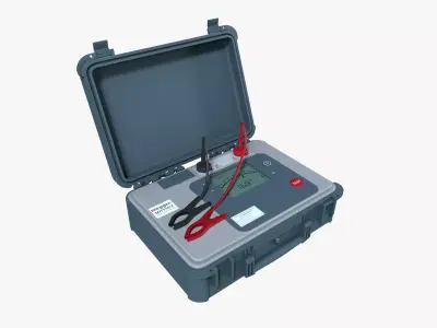 Megger Machine Low-poly 3D model