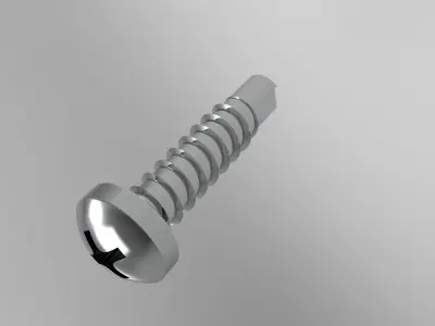 Screw 3D model buy