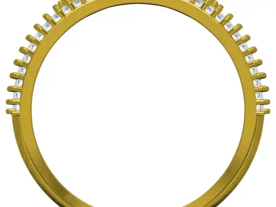 Antique Hollow Out Heart cocktail Ring for Women 3D print model