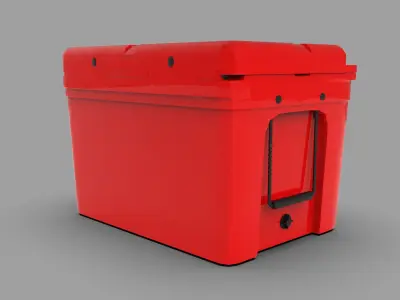 Generic Cooler Box YETI Style Free 3D model