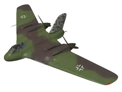 Messerschmitt Me329 3D model
