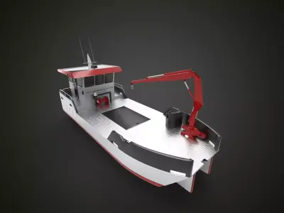 river boat I 3D model