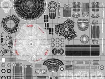 Industrial Robots Collection 3D model