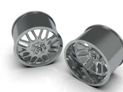FUEL DUALLY WHEELS FF66D FRONT AND REAR 3D print model