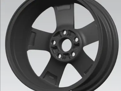 Toyota wheel 17in 3D model