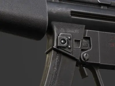 HK MP5 3D model purchase