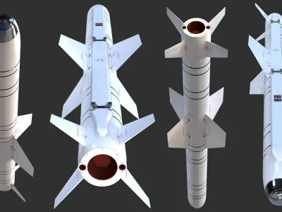 KH-38ML MISSILE 3D model