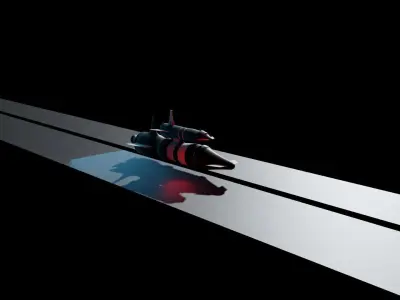 Space ship Free low-poly 3D model by chandimap1996
