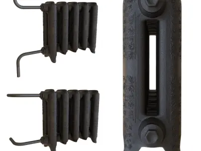 Iron radiator 3D model