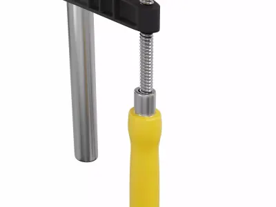 F clamp 3D model purchase