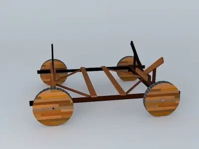Tipping stranding boats 3D model