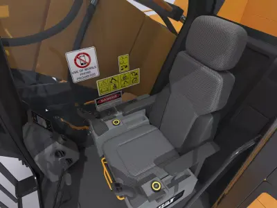 CAT Large Excavators 395 Front Shovel FS Tier 4  Stage V 3D model