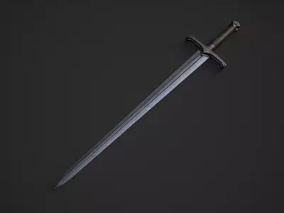 Sword 1 Low-poly 3D model