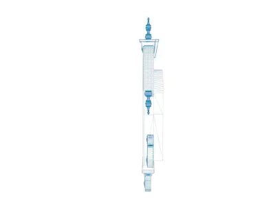 Fancy Pendulum Wall Clock 3D model