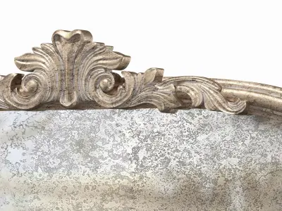 Westwing Collection Espejo de pared barroco Fabricio 3D model