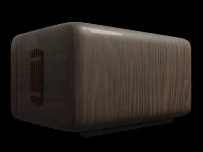 Old Radio 3D model buy