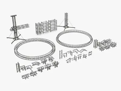 Truss Collection 3D model purchase