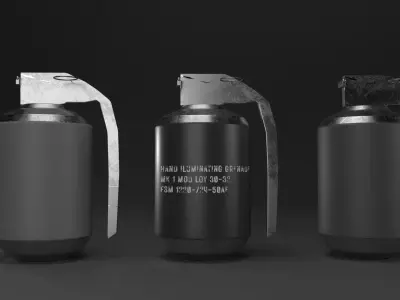 Grenade 3D 3D model