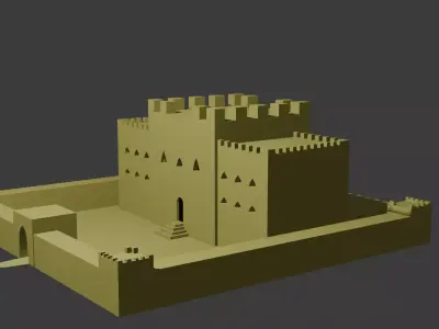Catle Free low-poly 3D model