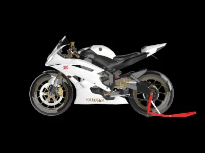 Yamaha YZF R6 2010 3D model