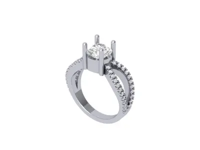 Wedding Ring  3D print model 435