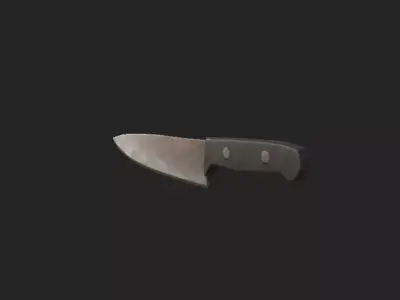 Knife 3D Model 002 Low-poly 3D model